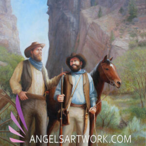 Levi Savage & Ephraim Hanks in the mountains